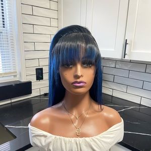 Human hair lace front wig- 22” in length: Burmese Unit